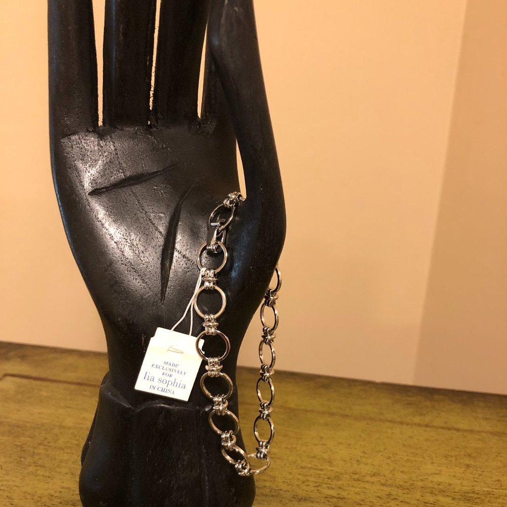 silver bracelet, Lia Sophia